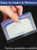 Transparent PVC Waterproof Medical/Credit Card, Business/Social Security Card Protector - Clear Vinyl Plastic Sleeve, Suitable For Insurance Card, Social Security Card, Metro Card, Driver's License Or Credit Card, Scratch-Resistant Clear PVC ID Card,